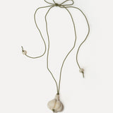 Garlic Glass Pendant Necklace