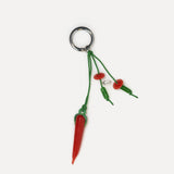 Chili Glass Keychain / Bag Charm