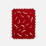 Chili Placemat - CHILI RED