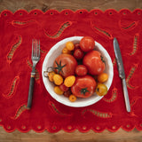 Chili Placemat - CHILI RED