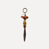 BEADED CHARM - Terra & Lime and Caramel