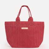 Tote - CRANBERRY STRIPE