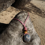 Anni Lu x MARKÉTT Shell Charm / Necklace - Silver / CANDY BLUSH